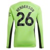 Manchester United Henderson 26 Hjemme 23-24 - Herre Keeper Langermet Fotballdrakt